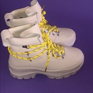 Nude Platform Utility boots